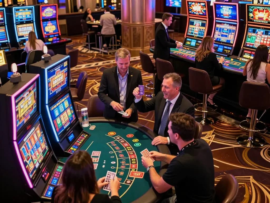 Gameplay excitement at trang chủ xx88 with vibrant slot machines and players winning