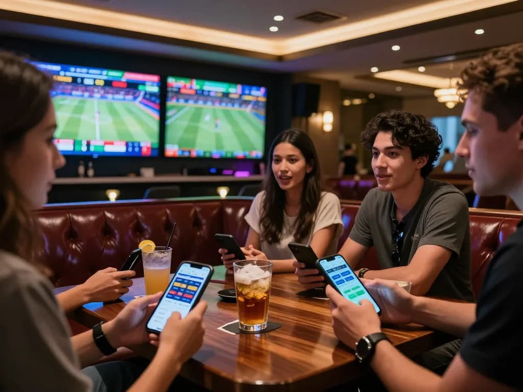 Experience thrilling betting moments at bom88 in a stylish lounge setting