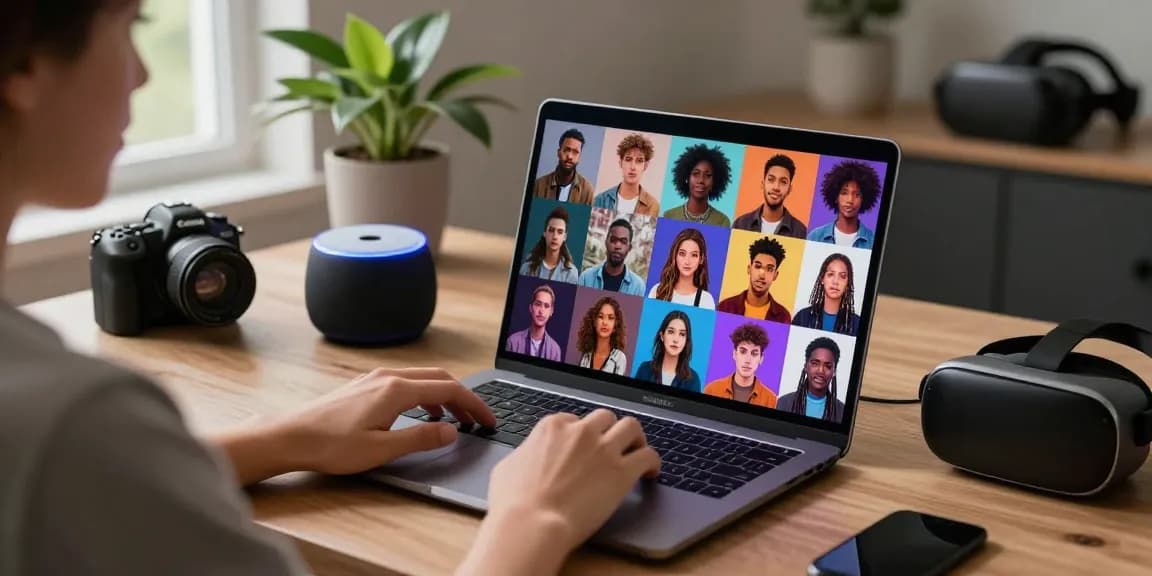 Engaging with nsfw character ai in a modern digital workspace, showcasing diverse avatars and immersive virtual interactions.
