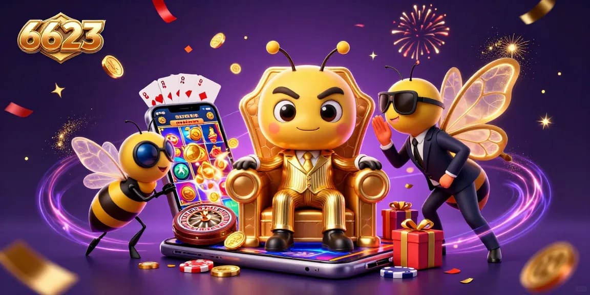 Engage in thrilling casino action at 6623 with vibrant slots and colorful game elements.