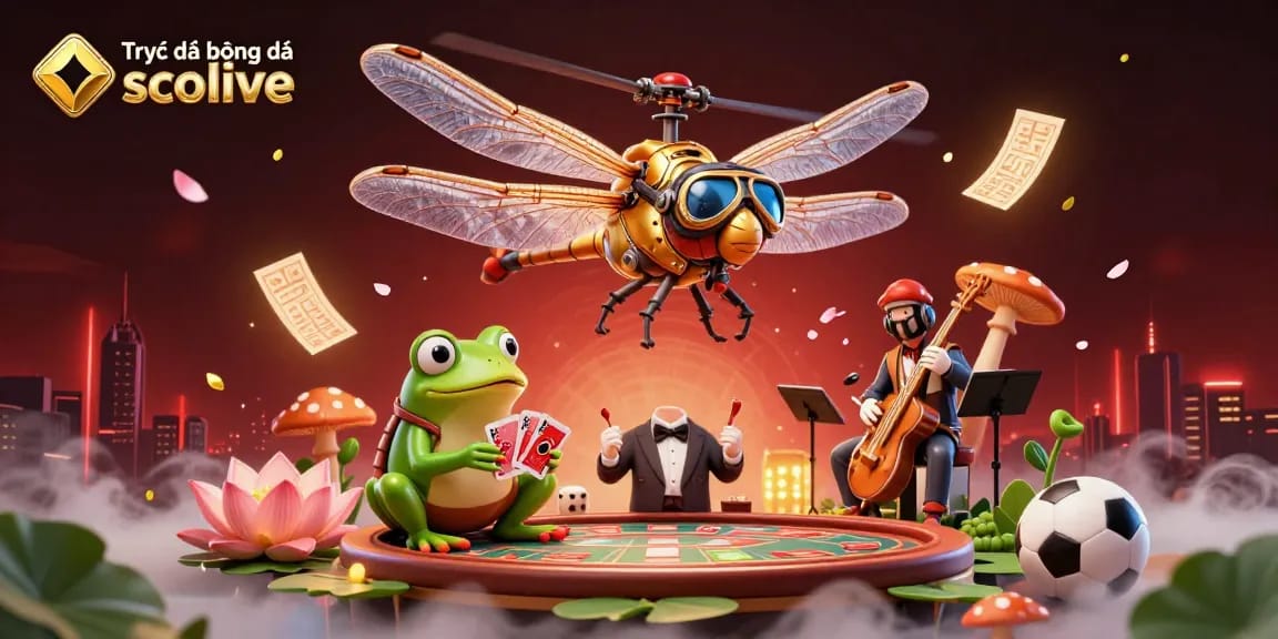 Experience Trực tiếp bóng đá socolive with immersive action at the lily pad casino, highlighting vibrant betting elements.