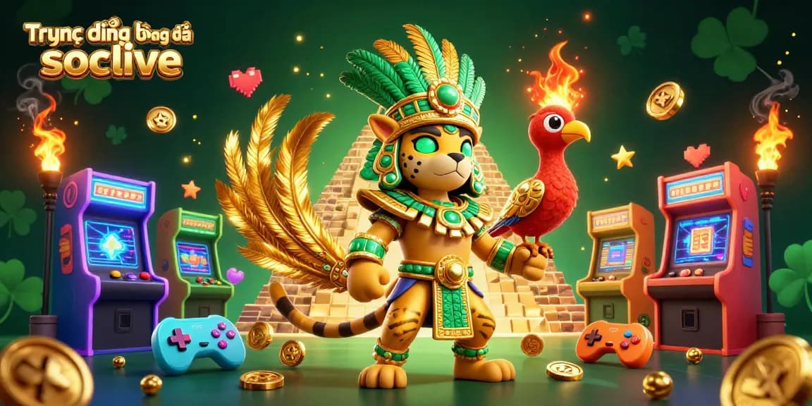 Watch Trực tiếp bóng đá socolive with stunning visuals in this vibrant 3D gaming scene.