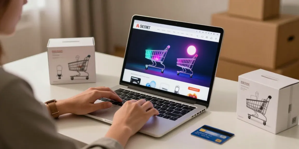 Banda led in an online shopping scene - best deals on LED products.
