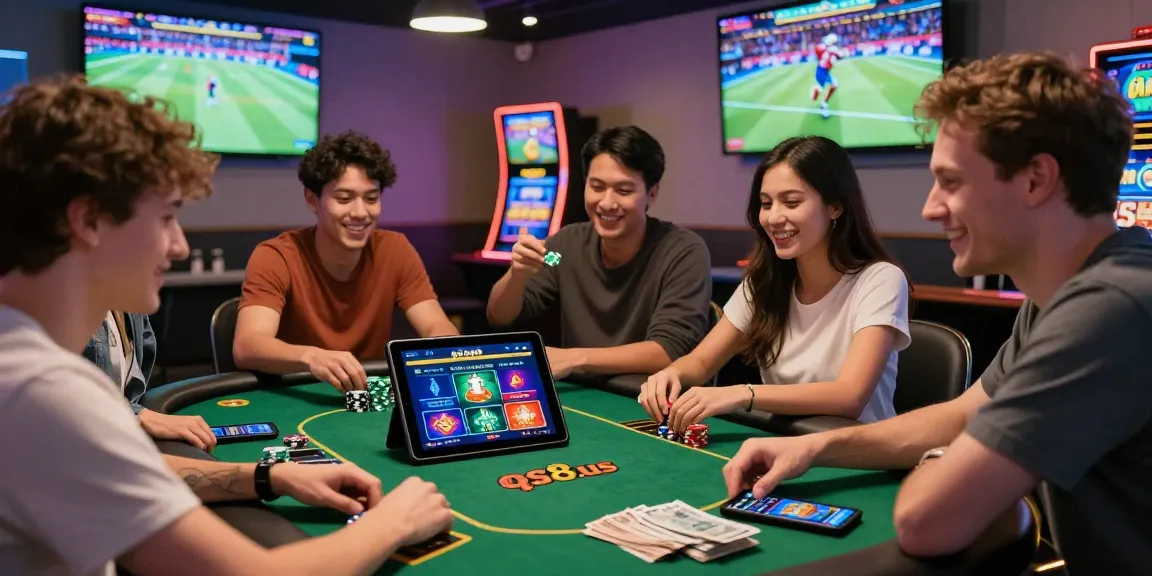 Exciting online gaming experience at qs88.us with players engaged in various games.