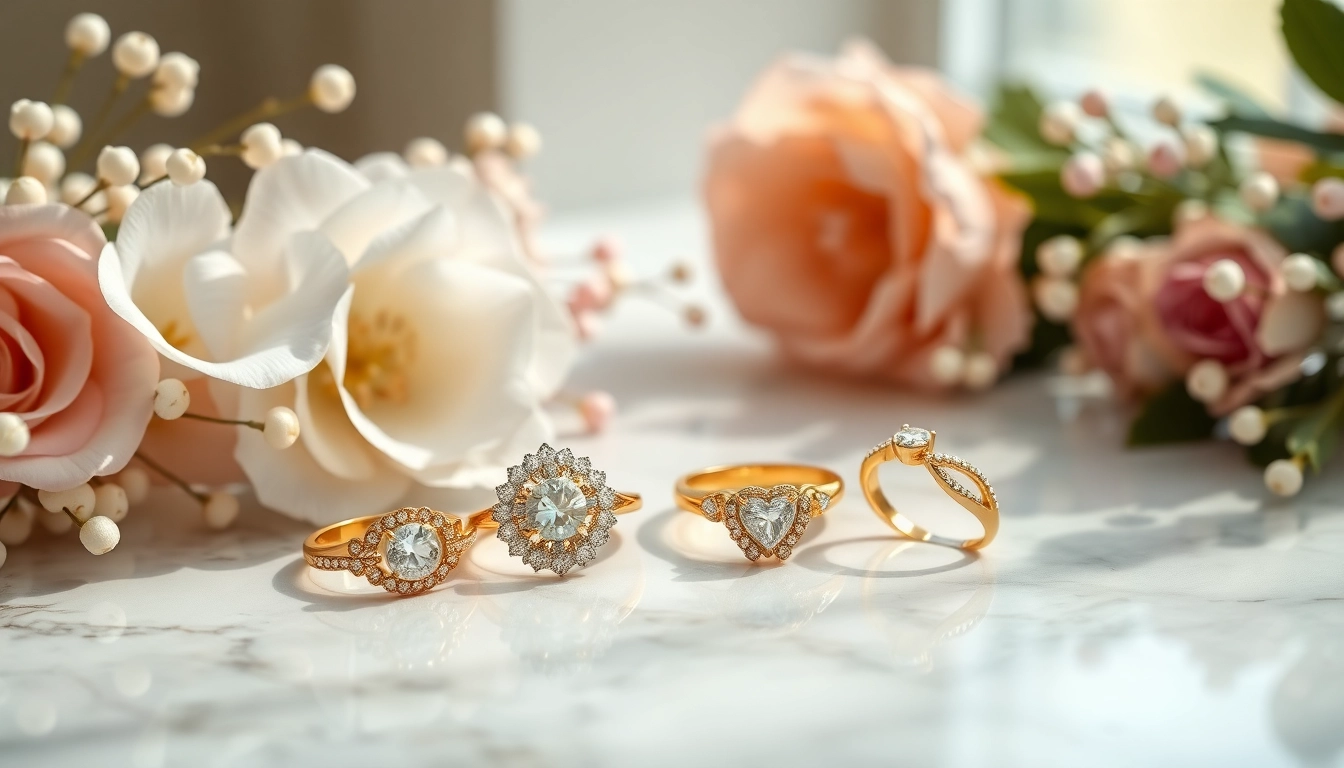 Shop beautiful women gold rings featuring intricate designs and sparkling gemstones.