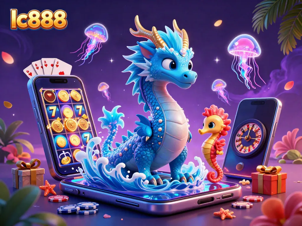 Experience lc888 with vibrant games and oceanic adventure in an ultra-detailed 3D illustration.