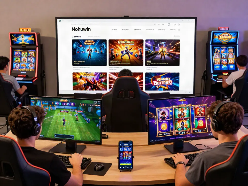Engaging gaming experience at https://choinohu.vip/ featuring diverse players in an immersive gaming environment.