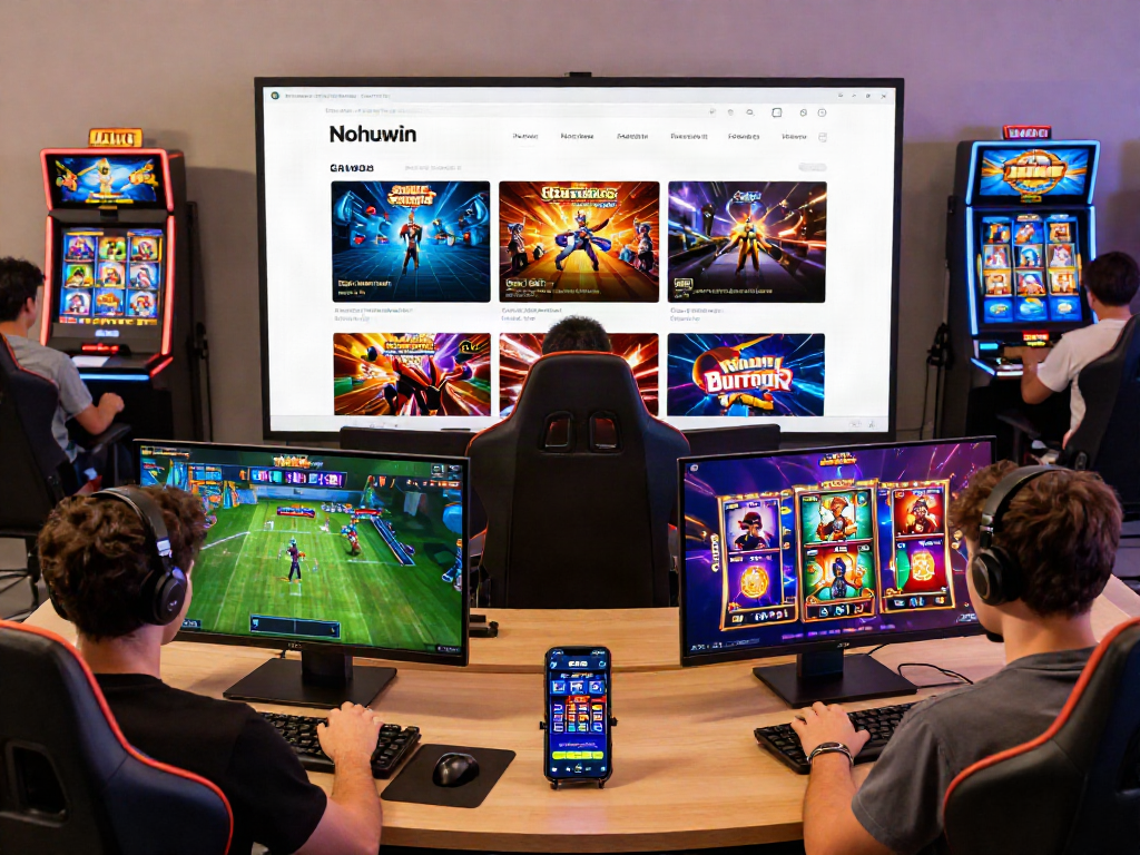 Engaging gaming experience at https://choinohu.vip/ featuring diverse players in an immersive gaming environment.