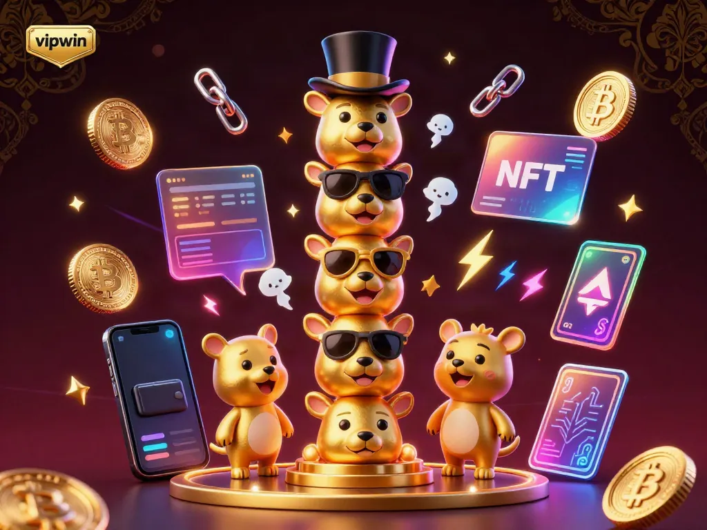 Experience thrilling actions at vipwin casino with vibrant crypto and gaming elements in a dynamic, energetic illustration.
