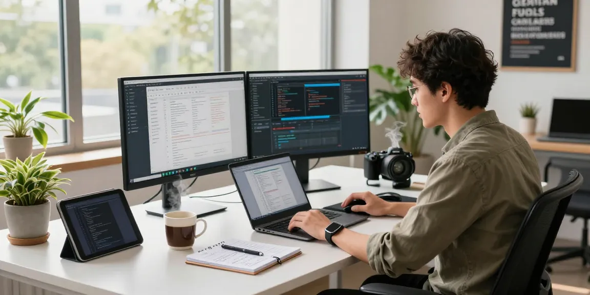 WPS Download in action at a modern tech workspace with streamlined productivity tools and documents.