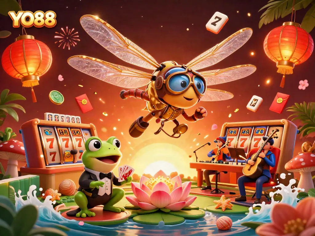 Engage with thrilling YO88 casino action featuring animated characters and vibrant game elements in dynamic 3D.