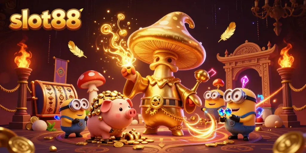Experience thrilling gameplay at slot88 with magical wizards and golden treasures.