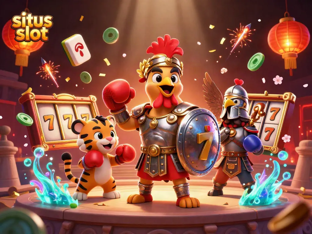 Engage at situs slot with thrilling action featuring lucky symbols and dynamic characters.