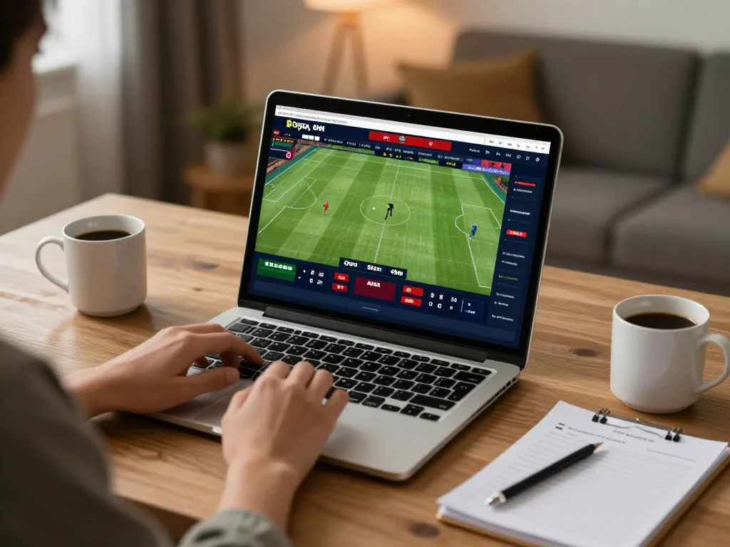 Daga players engaged in online betting session with live action on the screen.