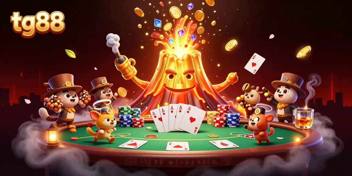 Experience thrilling moments with tg88 while watching gold coins erupt from vibrant volcanic adventures.