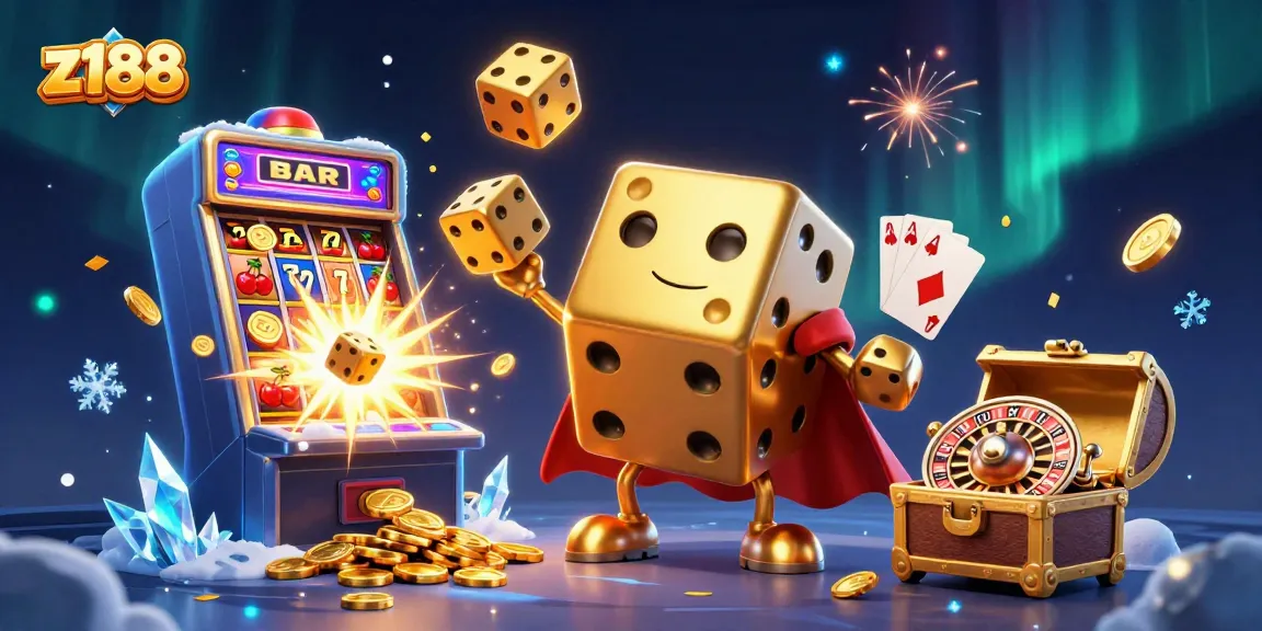 Z188 enhances gaming with vibrant jackpots and engaging casino experience in a colorful digital scene.