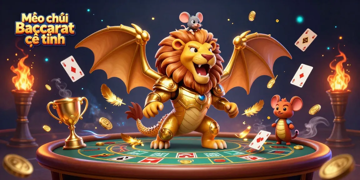 Engaging gamblers with Mẹo chơi Baccarat dễ thắng, capturing thrilling moments of baccarat gameplay.