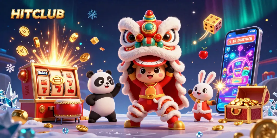 Spin the reels at HITCLUB with vibrant, animated casino fun and exciting jackpots!