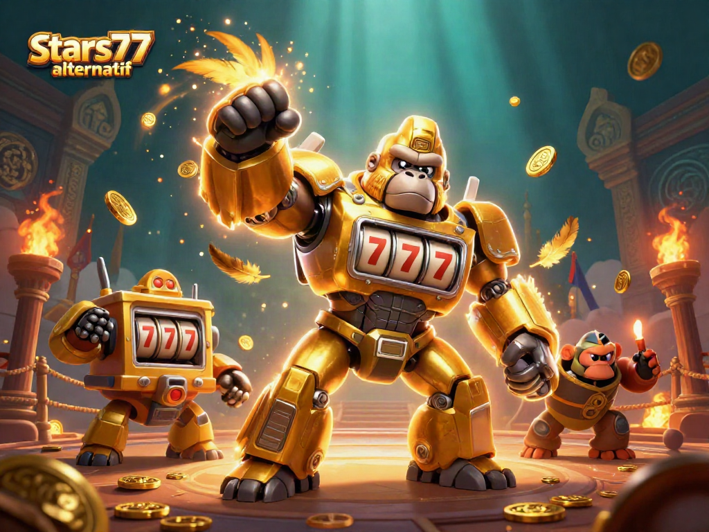 Berpartisipasi dalam permainan slot di stars77 alternatif dengan karakter menarik dan elemen kasino yang menggoda.