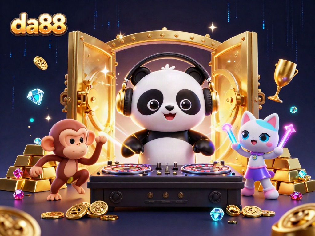 Experience da88's vibrant casino atmosphere with breakdancing and DJ activities.