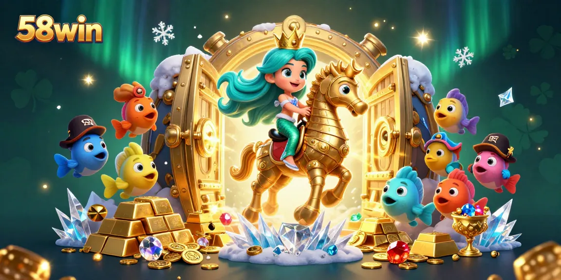 Experience vibrant gameplay with 58win featuring colorful characters and dynamic casino elements.