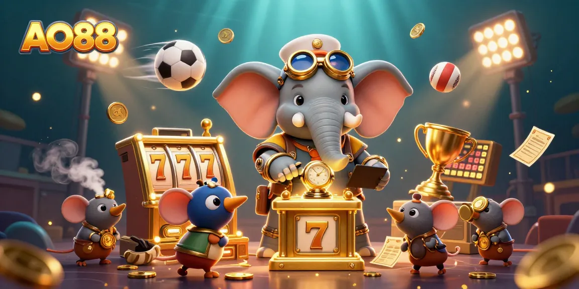 Experience thrilling slots with AO88, featuring steampunk themes and dynamic game elements.