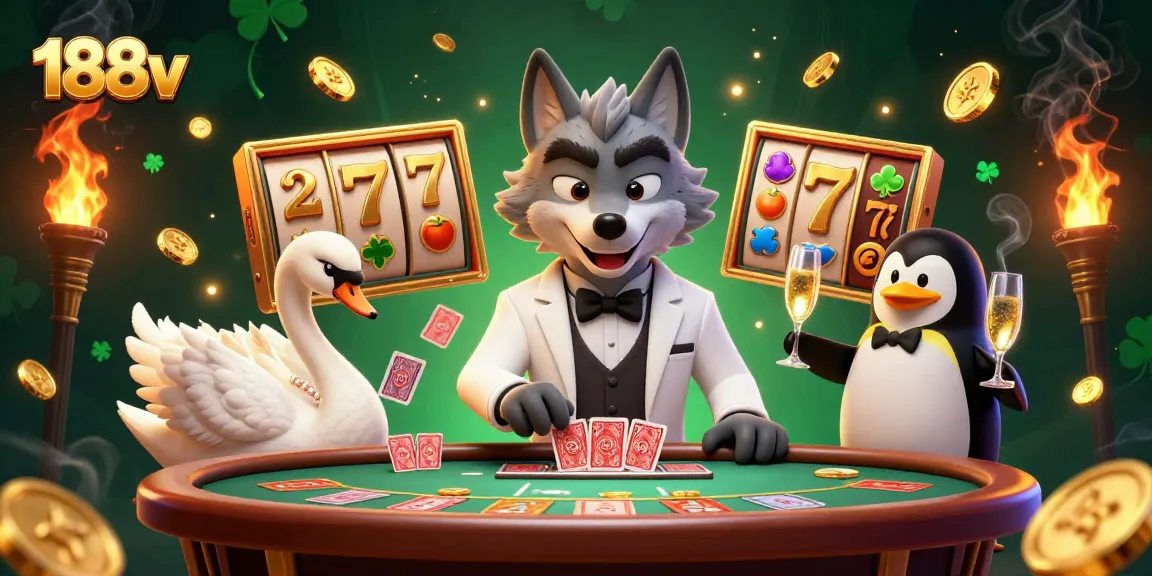 Engage in thrilling slot games with 188v featuring vibrant characters and dynamic action.