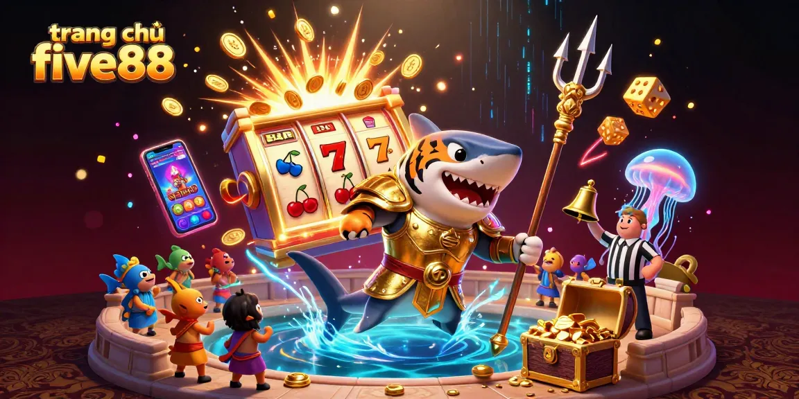 Experience thrilling gameplay at trang chủ five88 with a vibrant underwater casino full of exciting elements.
