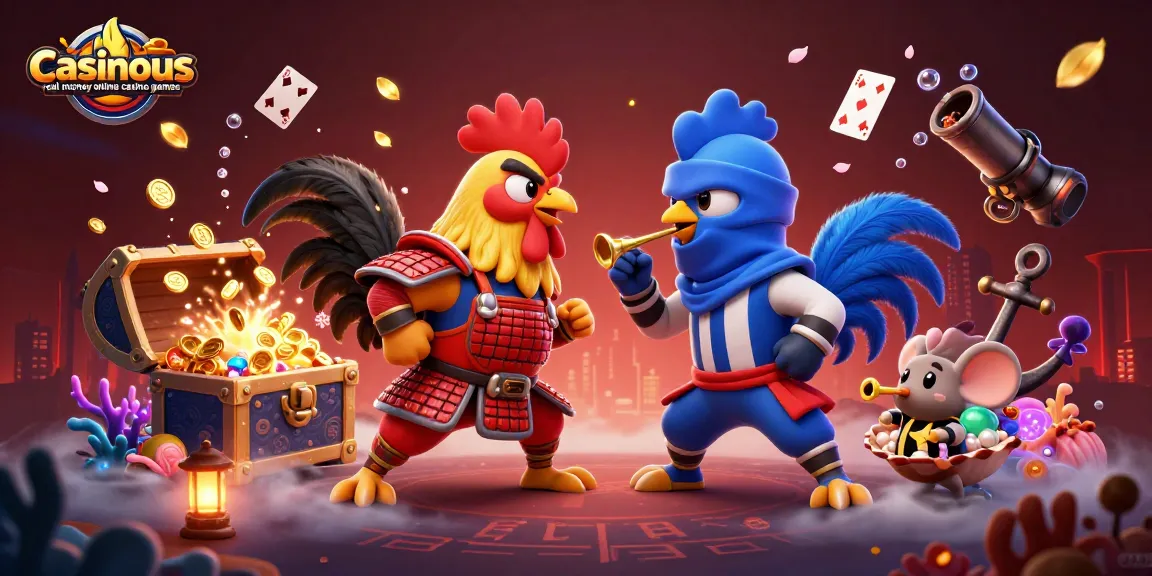Experience thrilling casinous real money online casino games with dynamic roosters in action.